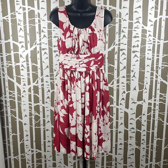 Talbots New Floral Print Chiffon Fit and Flare Dress 4 - Picture 1 of 12